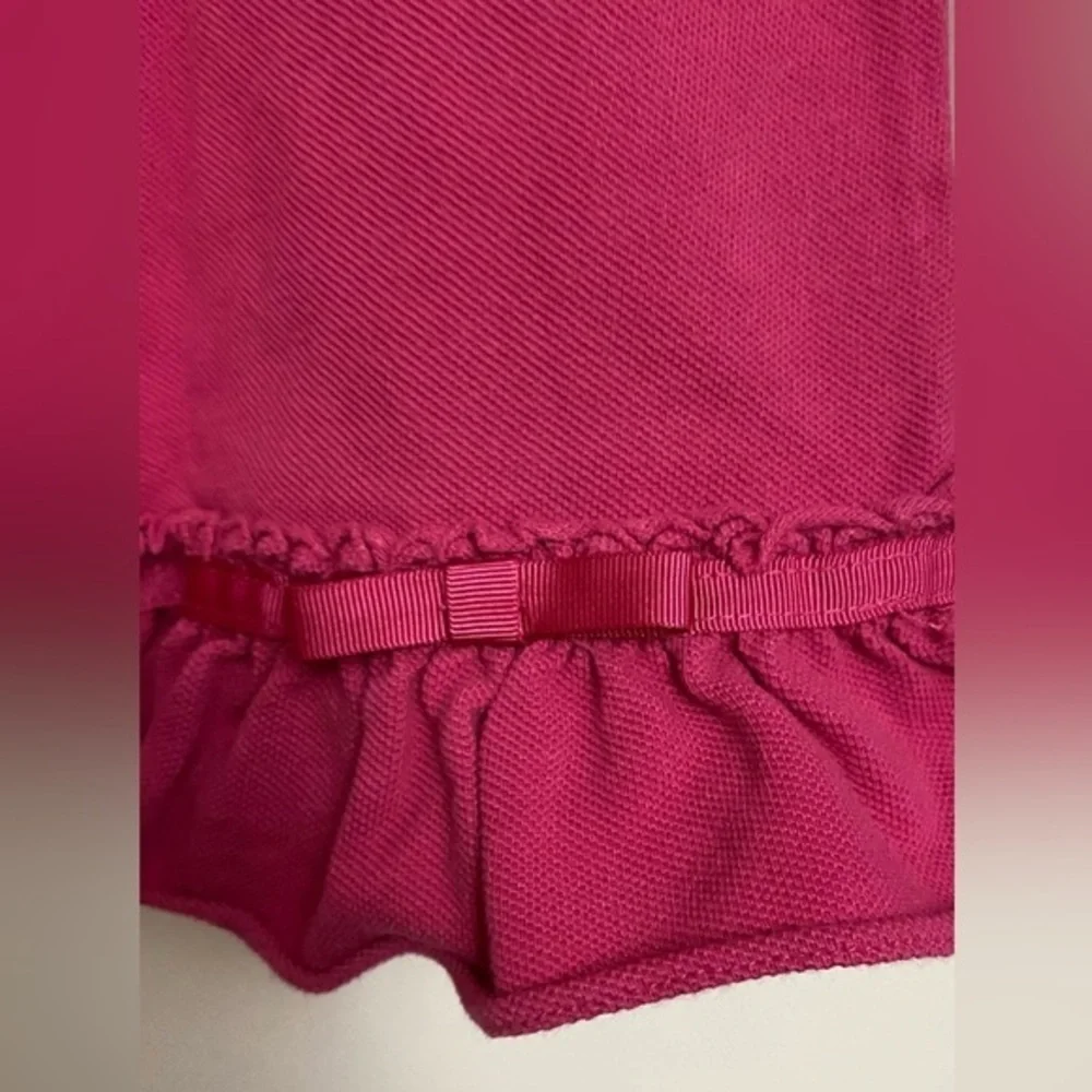 Ralph Lauren Pink Long Sleeve Polo Dress 24M